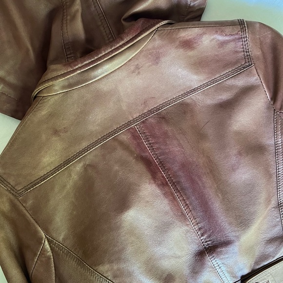 KENNETH COLE Leather Jacket - Picture 4 of 4